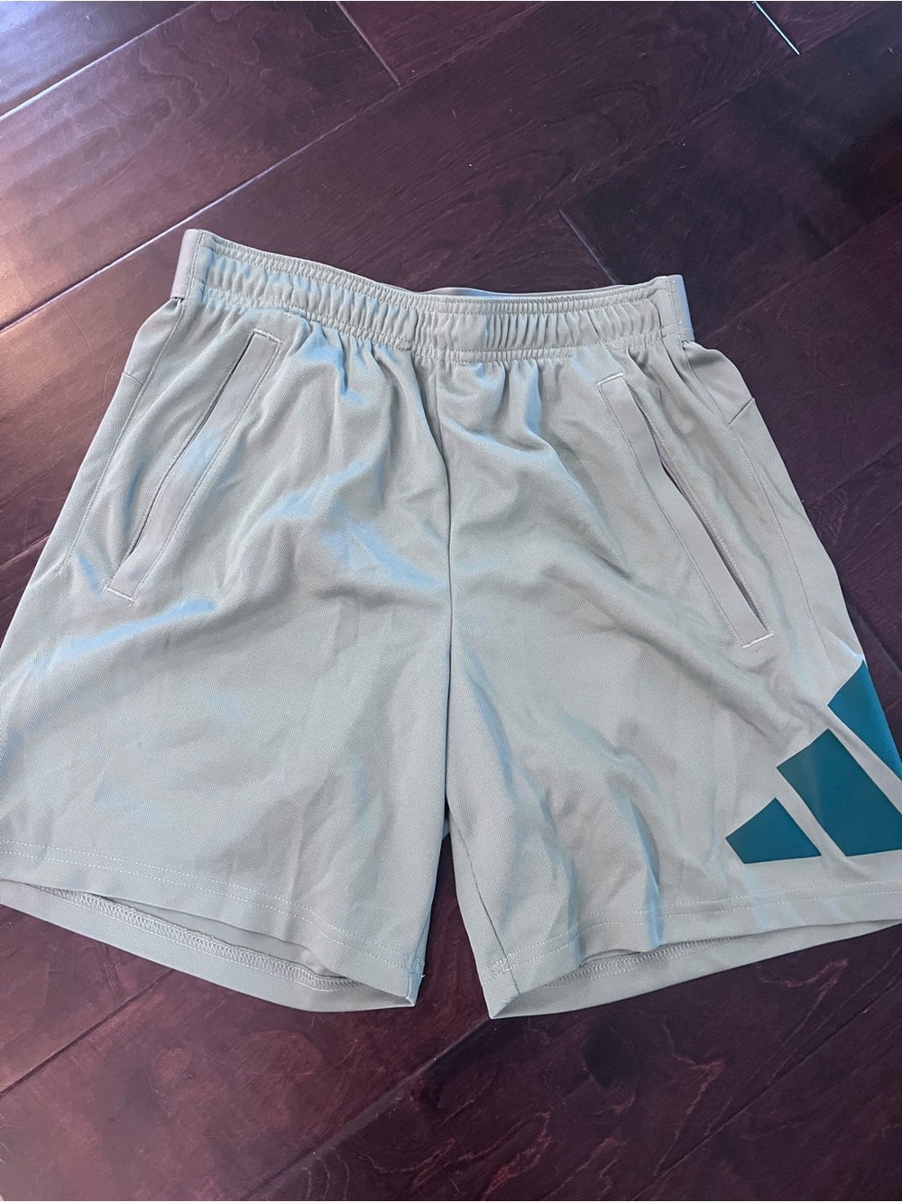 Adidas Men's Light Green Athletic Shorts size small 7”